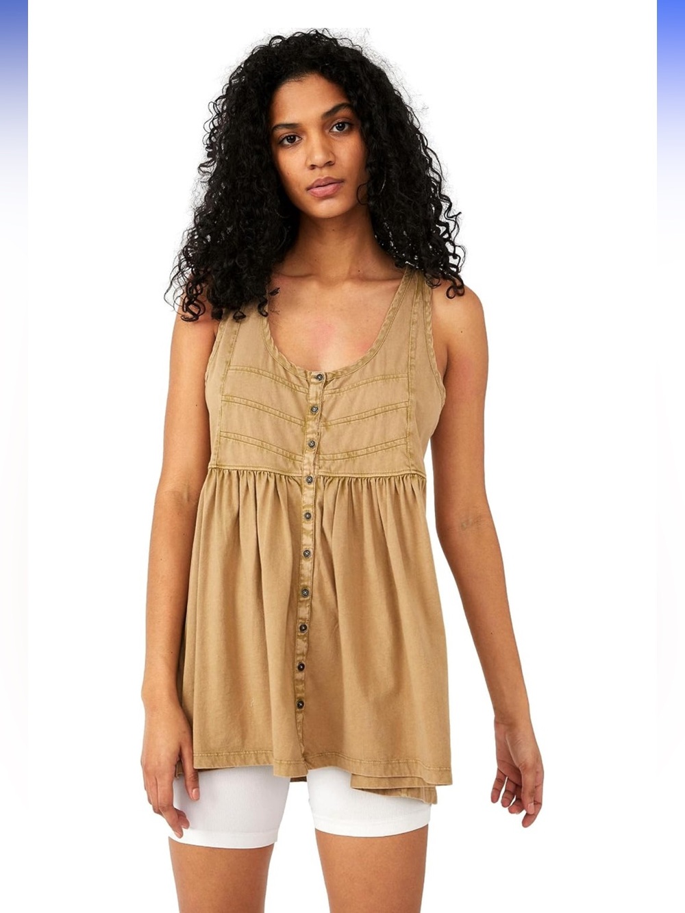 Free People Brooke Tunic Tank
